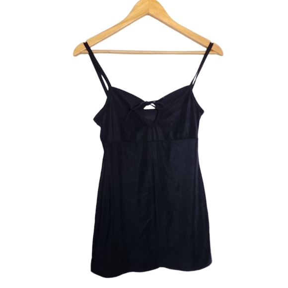 Vintage y2k black open split tank top - Picture 4 of 12